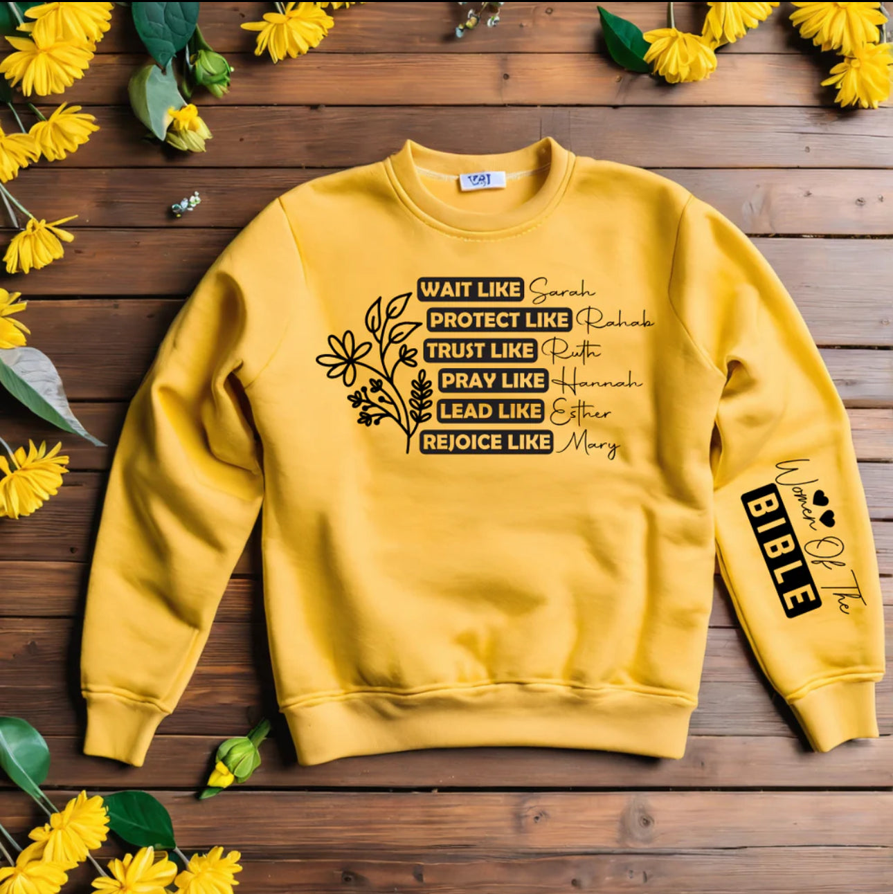 WOMEN OF THE BIBLE LONG SLEEVE T-SHIRT