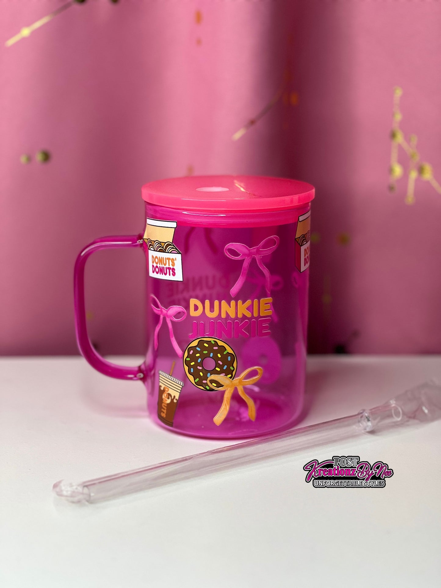 "DUNKIE JUNKIE" JELLY GLASS MUG