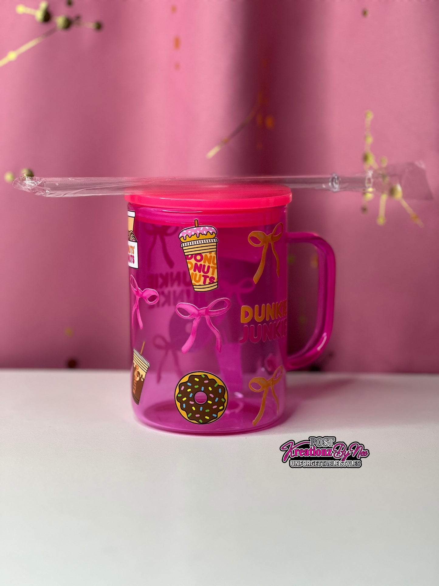 "DUNKIE JUNKIE" JELLY GLASS MUG